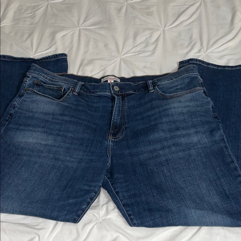 Lucky Brand Men's Bootcut Jeans in Dark Blue